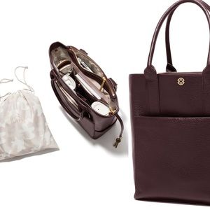 Dagne Dover Charlie Tote in Oxblood